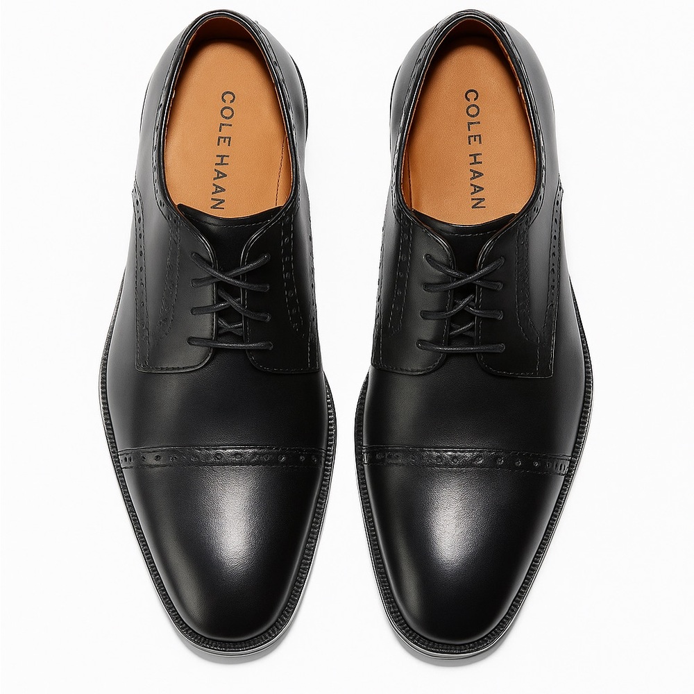 Cole Haan Men's Classic Black Oxfords